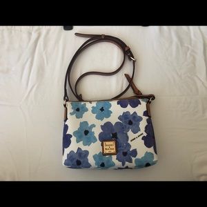 Dooney & Bourke Blue Watercolor Crossbody Purse